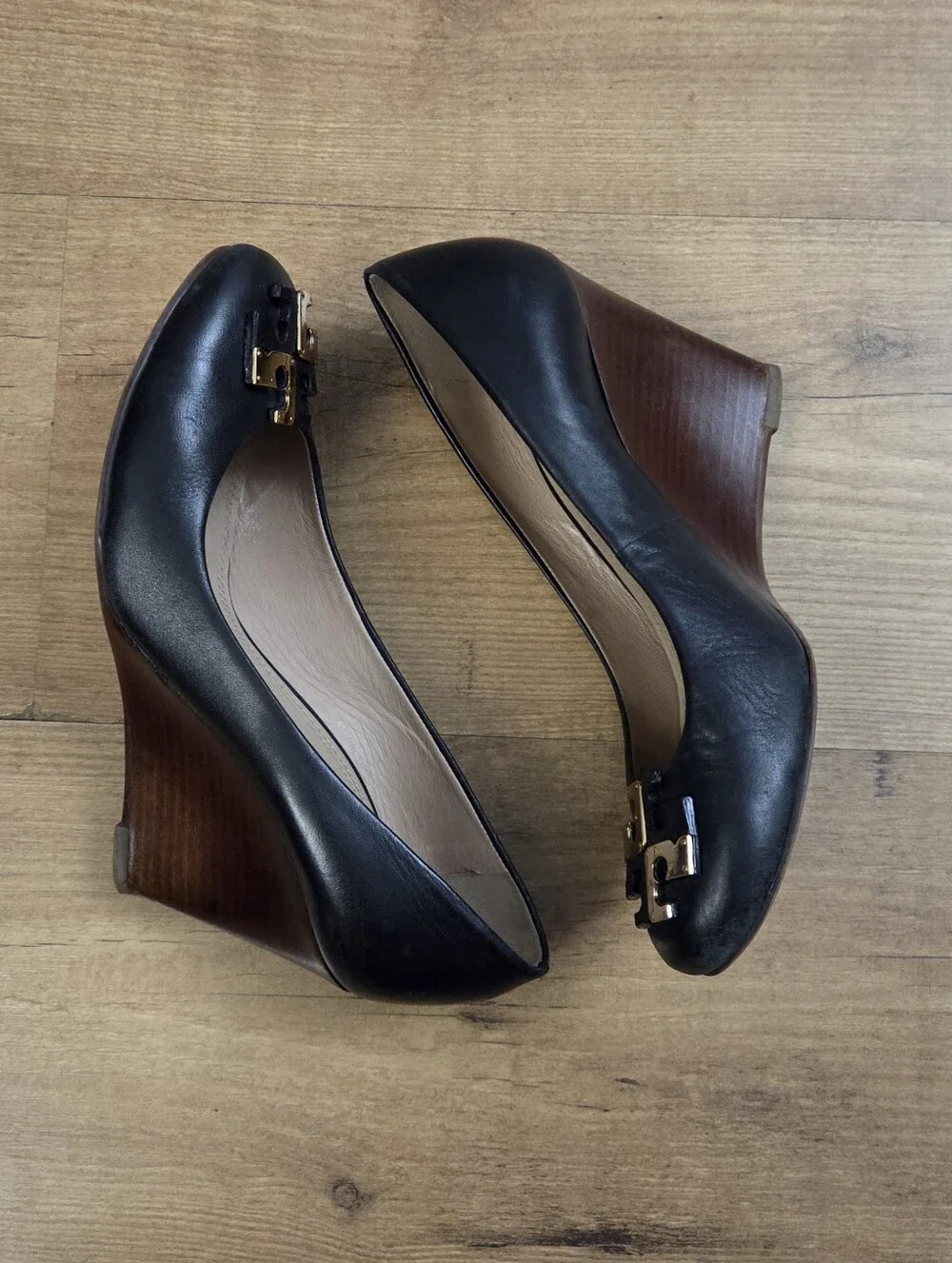 Tory Burch Lowell Wedge Pumps